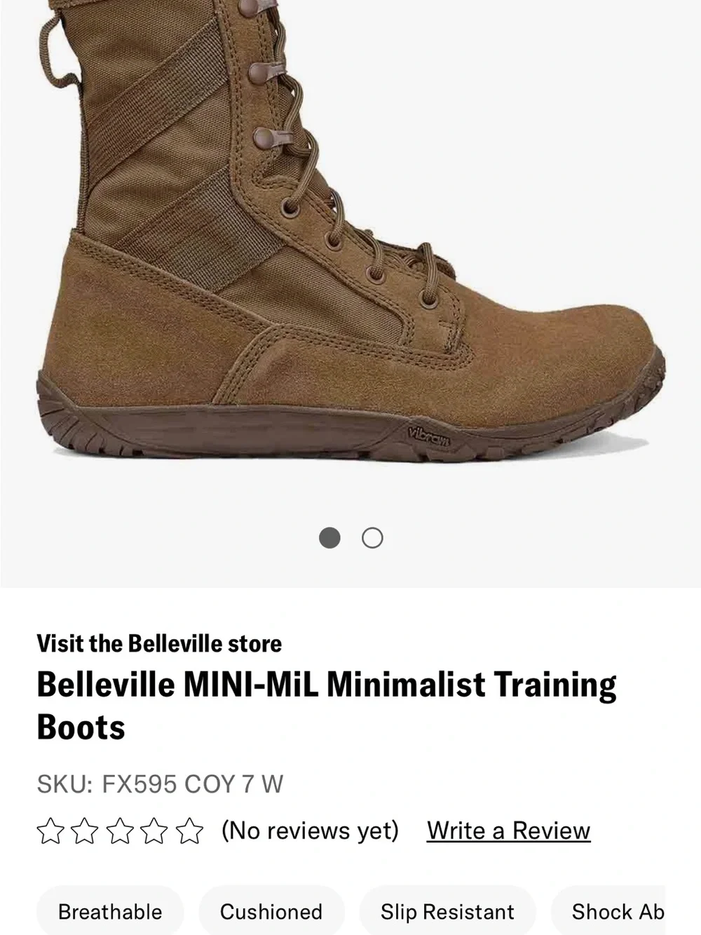 Belleville MINI-MiL Men’s Training Boots